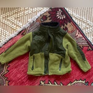 Green Columbia fleece jacket 4T